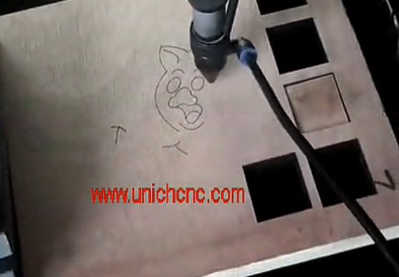 UNICH CNC Laser cutting 12mm wood