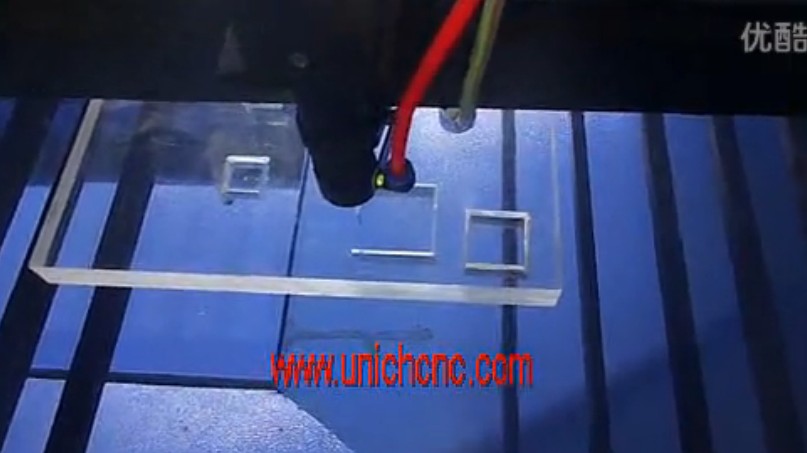 UNICH CNC Laser cutting 20mm acrylic