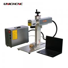 PVC pipe fiber laser marking machine 20w 30w for metal