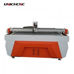 Safe vibrating knife cutter with Auto feeding type table optional for pvc foam board carton box samples cutting machine
